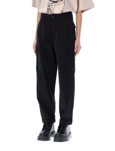 Carhartt Collins Organic Cotton Trousers In Black