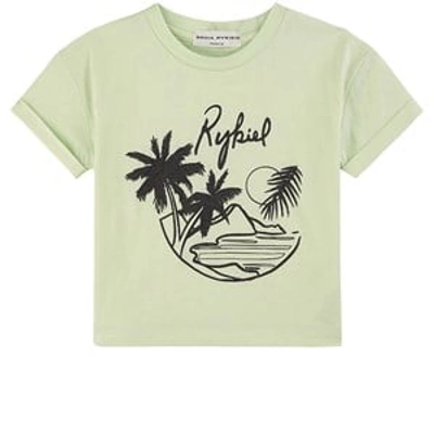 Sonia Rykiel Kids' Maurice T-shirt Pale Green