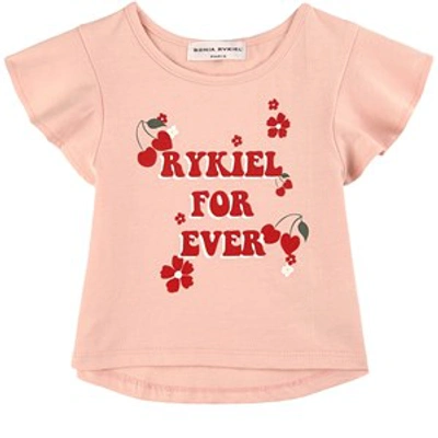 Sonia Rykiel Kids' Madjoline T-shirt Pale Pink
