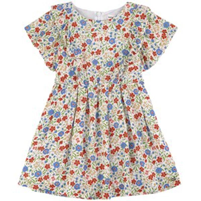 Sonia Rykiel Kids' Floral Dress Cream