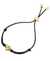 Kate Spade Gold-tone Birthday Gemstone Heart Slider Bracelet In Yellow