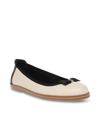 Anne Klein Women's Eve Flats In Ivory-black