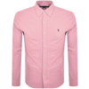 Ralph Lauren Featherweight Mesh Shirt In Pink