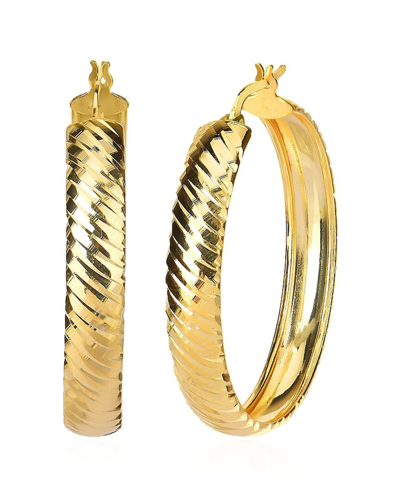 Gabi Rielle Women's Color Forward 14k Gold Vermeil Hoop Earrings