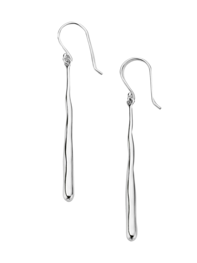 Ippolita Sterling Silver Classico Squiggle Linear Drop Earrings