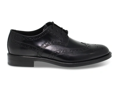 Antica Cuoieria Mens Black Other Materials Lace-up Shoes