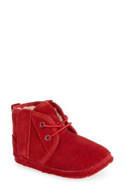 Ugg Baby's Neumel Griptape Boots In Samba Red