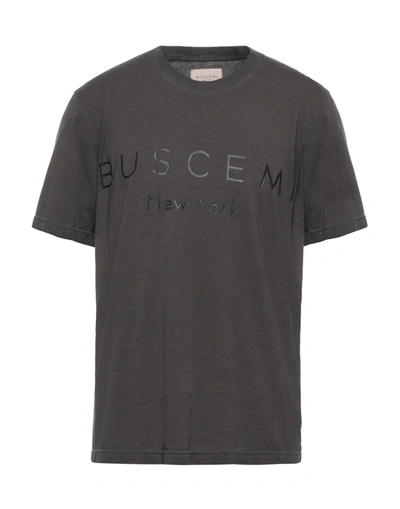 Buscemi Cotton Logo T-shirt In Grey