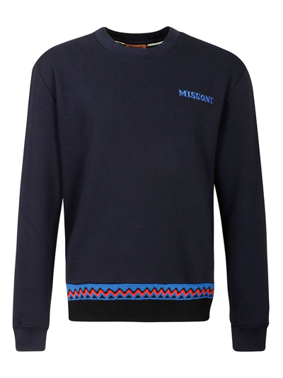 Missoni Mens Blue Other Materials Sweatshirt