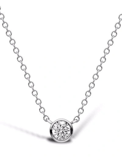Pragnell 18kt White Gold Sundance Diamond Necklace In Silver