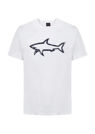 Paul & Shark Logo-print Cotton T-shirt In White