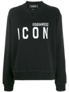 Dsquared2 Logo Print Sweatshirt In Black