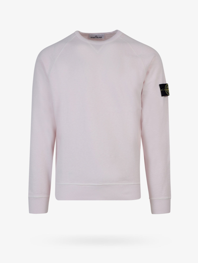 Stone Island Sweatshirt In Pink