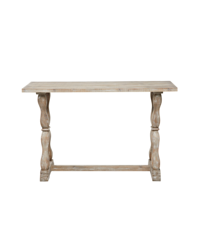 Rosemary Lane Fir Farmhouse Console Table In Brown