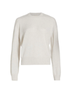 Loulou Studio Arutua Cashmere Crewneck Knit Sweater In Grey Melange