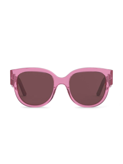 Dior Eyewear Butterfly Frame Sunglasses In Pink