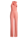 Black Halo Audrey Sleeveless Jumpsuit In Coral Glam