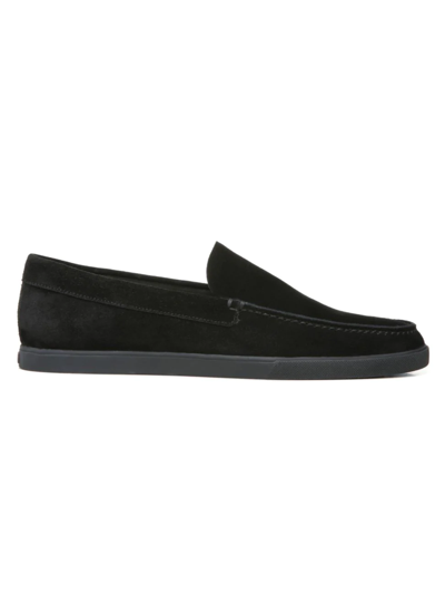 Vince Men's Sonoma Sport Suede Loafers In Black