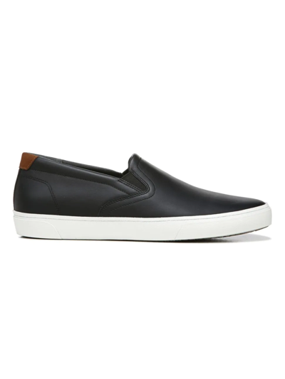 Vince Perkins Leather Loafers In Black