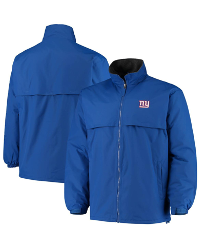 Dunbrooke Men's  Royal New York Giants Triumph Fleece Full-zip Jacket