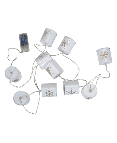 Northlight 10 Count Led Warm Lantern Christmas Lights With 6.25' Wire In White