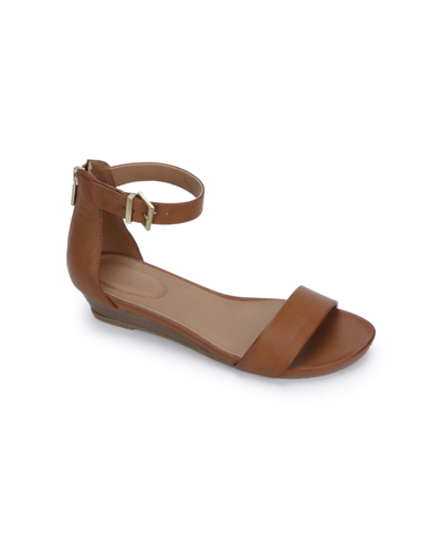 Kenneth Cole Reaction Women's Great Viber Wedges Women's Shoes In Tan