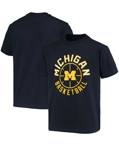 Champion Youth Navy Michigan Wolverines Basketball T-shirt