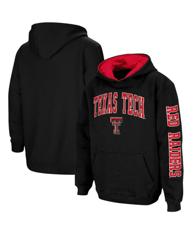Colosseum Youth Boys  Black Texas Tech Red Raiders 2-hit Team Pullover Hoodie