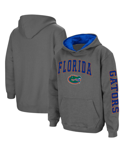 Colosseum Youth Boys  Charcoal Florida Gators 2-hit Team Pullover Hoodie