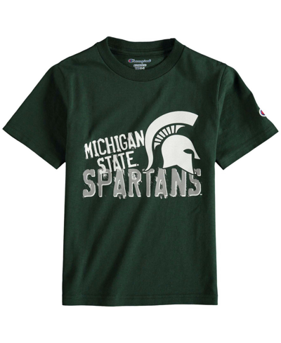 Champion Youth Green Michigan State Spartans Team Chant T-shirt