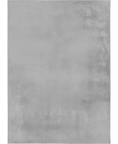 Km Home Closeout!  Velvet Touch Simple 7'6" X 10'6" Area Rug In Gray