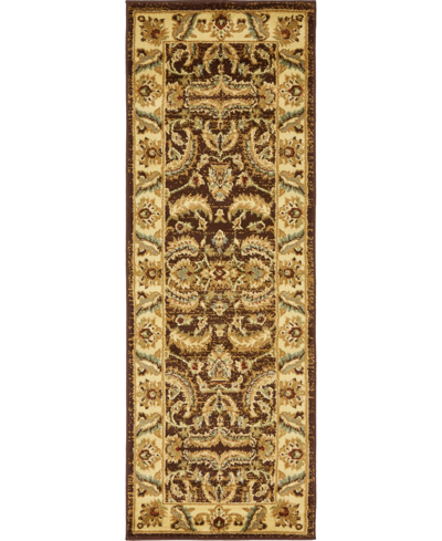 Bayshore Home Passage Psg1 2' 2" X 6' Runner Area Rug In Brown