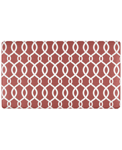 Global Rug Designs Closeout!  Cheerful Ways Kochi Lattice 1'8" X 3' Area Rug In Maroon