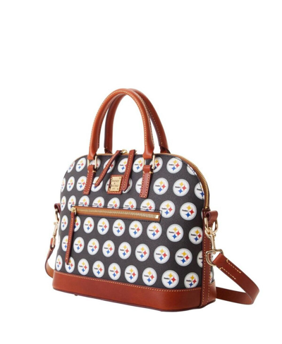 Dooney & Bourke Dooney Bourke Pittsburgh Steelers Signature Domed Zip Satchel Purse