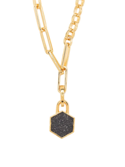 Missoma Hex Chain Necklace In Gold