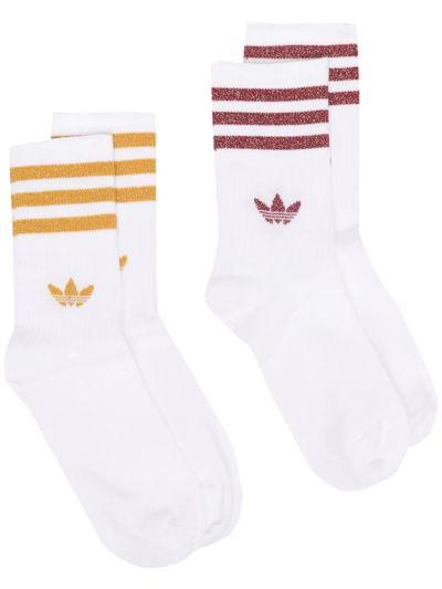 Adidas Originals Originals Two-pack Socks In White