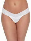 Hanky Panky Eco Organic Cotton Low Rise Thong In White