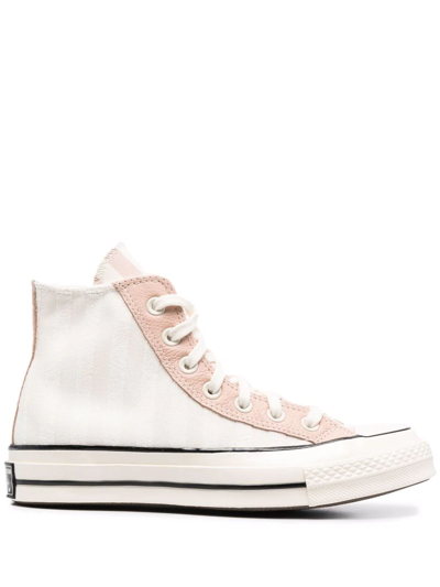 Converse Colour-block High-top Sneakers In Neutrals
