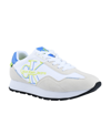Calvin Klein Men's Eden Lace Up Casual Sneakers Men's Shoes In Ice/ White/ Spirit Blue