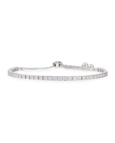 Cassidy Diamonds 18k White Gold Square Diamond Bracelet