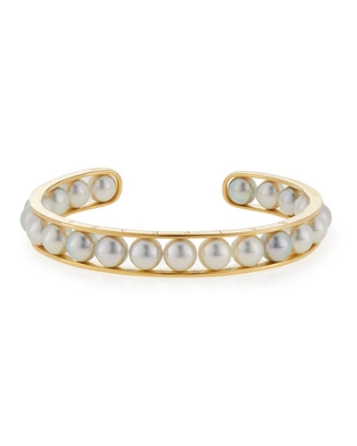 Belpearl Kobe Akoya Pearl Bangle Bracelet