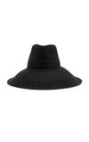 Janessa Leone Tinsley Raffia Straw Hat In Black