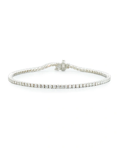 American Jewelery Designs Diamond Tennis Bracelet In 18k White Gold, 2.43 Tdcw
