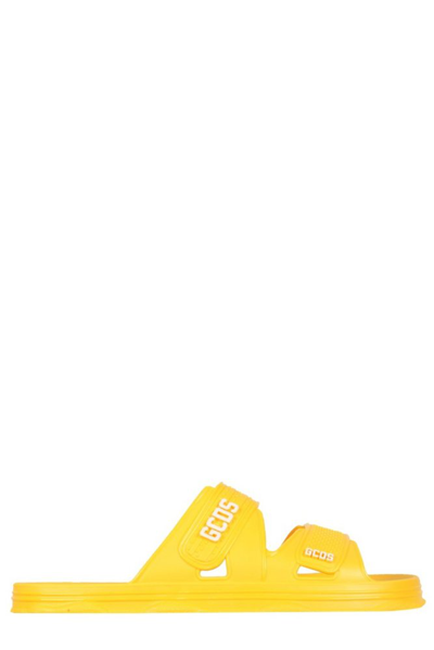 Gcds Rubber Sandals In Yellow