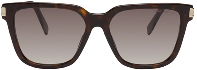 Marc Jacobs Tortoiseshell Cat-eye Sunglasses In 0086 Hvn