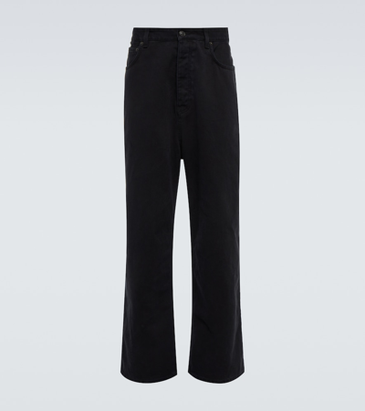 Balenciaga Normal Fit Jeans In Black