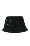 Bottega Veneta Intrecciato Jacquard Bucket Hat In Black