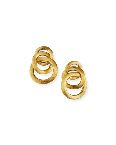 Marco Bicego 18k Gold Jaipur Textured Gold Link Earrings