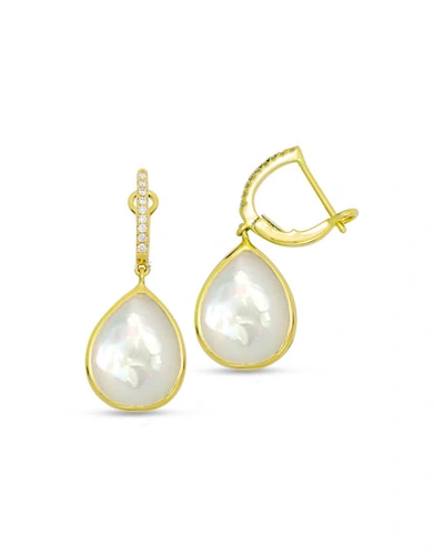 Frederic Sage 18k Mother-of-pearl Earrings
