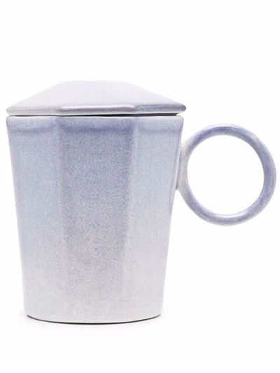 Off-white Octagonal Logo Coffee Mug In Grey